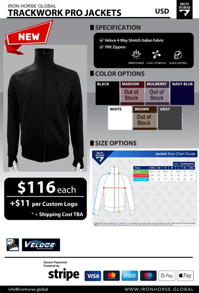 Trackwork PRO Jackets – Iron Horse